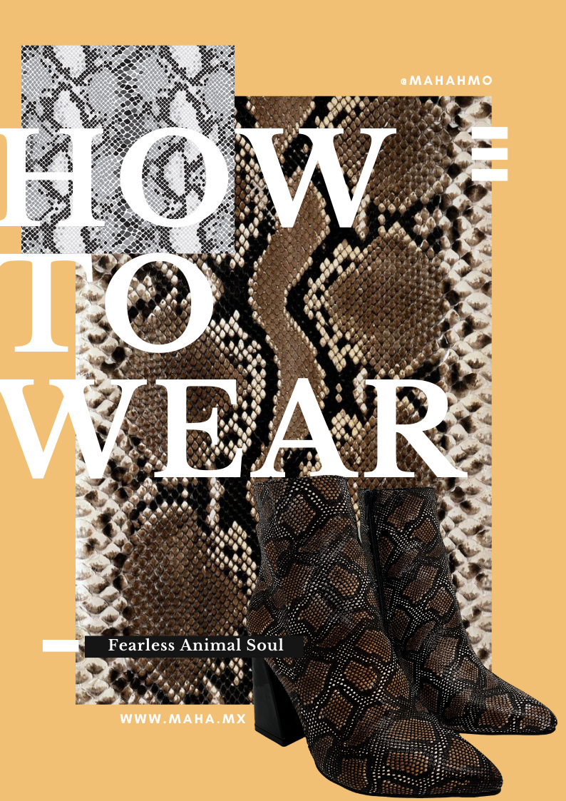 How to wear: Must de la temporada Snake Print